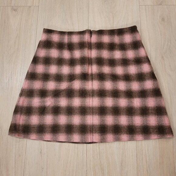 WILFRED | Aritzia Classic Mini Skirt Plaid Wool Cashmere | Sz. 2 - Picture 11 of 11